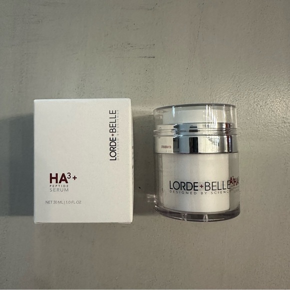 Lorde + Belle HA3+ Peptide Serum w/ Press Top 3 Powder Booster Skincare Set NIB - Picture 6 of 6